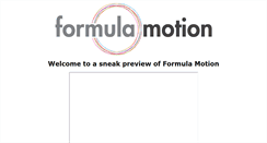 Desktop Screenshot of formulamotion.com